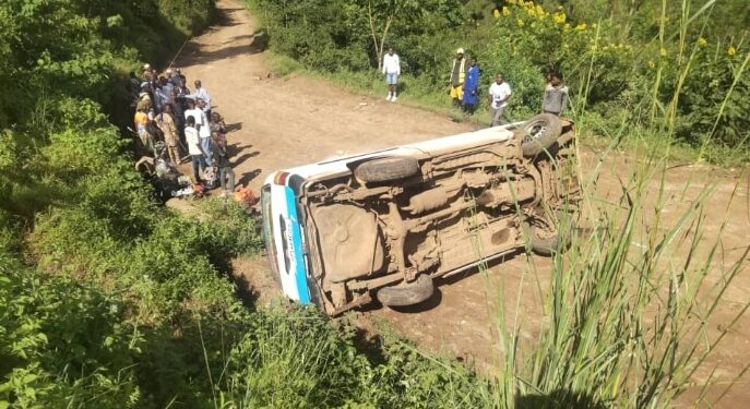 Bukavu : Quand le délabrement de la route Quartier latin – Frontière Ruzizi 2 cause un accident mortel . Les usagers montent au créneau