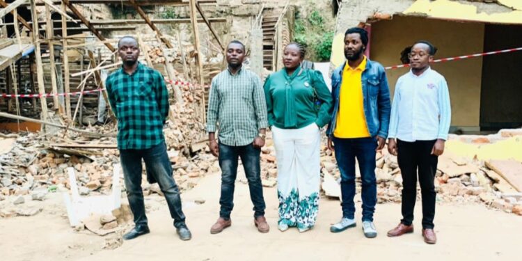 Bukavu: Démolition méchante des maisons sur avenue SEMULIKI au quartier Nyalukemba, la dynamique des jeunes pétitionnaires de la RDC en pleine enquête pour établir les responsabilités.