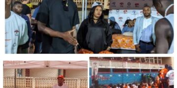Sud kivu : Sur invitation de la TMB dans son projet RISING STARS à l’Est de la RDC, la star de la NBA Bismack Biyombo a échangé son expérience avec les basketteurs de Bukavu
