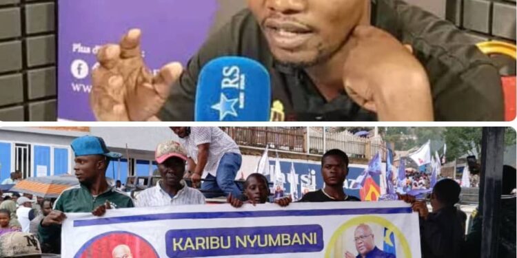 SUD-KIVU: Arrivée du député national Trésor MUTIKI à Bukavu, le département de communication de l’UDPS/IBANDA a fortement mobilisé