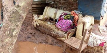 Bukavu : Plusieurs familles restent sans abri à Panzi après les fortes pluies du dimanche