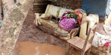 Bukavu : Plusieurs familles restent sans abri à Panzi après les fortes pluies du dimanche