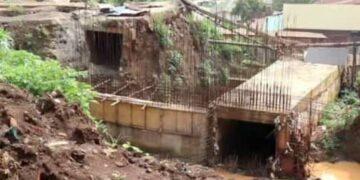 Bukavu: Arrêt de travaux de construction du pont situé à l’entrée de l’avenue Georges DEFOUR sur la RN2, la société civile plaide pour leur achèvement