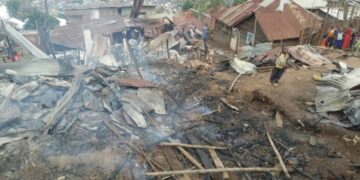Bukavu : Un nouvel incendie ravage plus de 25 maisons à Ciriri, dans la commune de Bagira