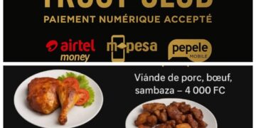 Bukavu : Trust Club, un bon cadre pour une restauration moderne. Situé en diagonale de l’hôtel Bulungu, dans le bâtiment Tembo, ici vous trouvez aussi diverses boissons