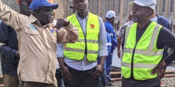 Bukavu : En visite d’inspection de la centrale hydroélectrique Ruzizi 1, le gouverneur de province sous l’AFC/M23, Patrick Busu Bwa Ngwi impressionné du travail que fait la SNEL