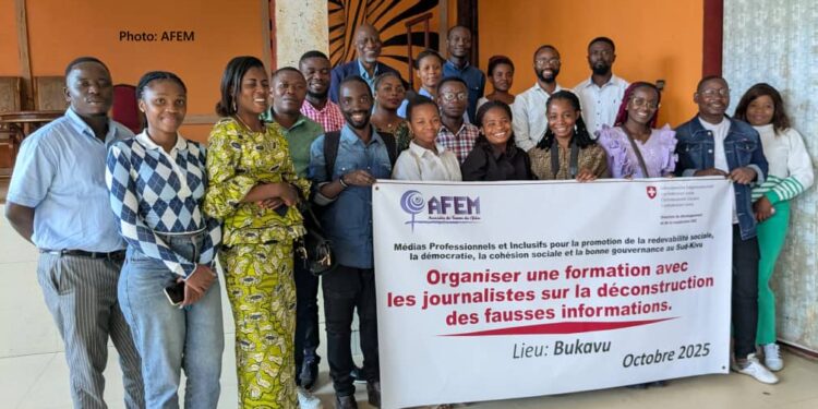 Bukavu: Des journalistes formés à la lutte contre la désinformation pour la paix en RDC