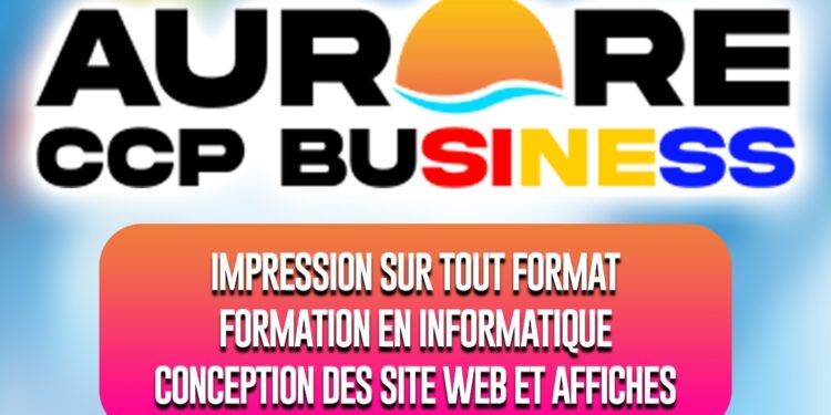 Bukavu : Aurore Business, une entreprise basée à l’Hôtel des Postes, référence en impression tous formats, formation en informatique, création de sites web, montage vidéo de mariages et reportages.