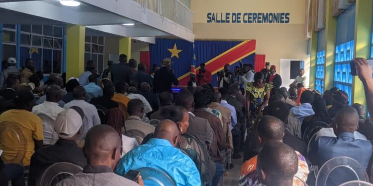 Bukavu: D’une capacité d’accueil de plus de 700 places assises, la salle moderne des mariages civils de la commune de Kadutu inaugurée ce samedi par l’AFC-M23