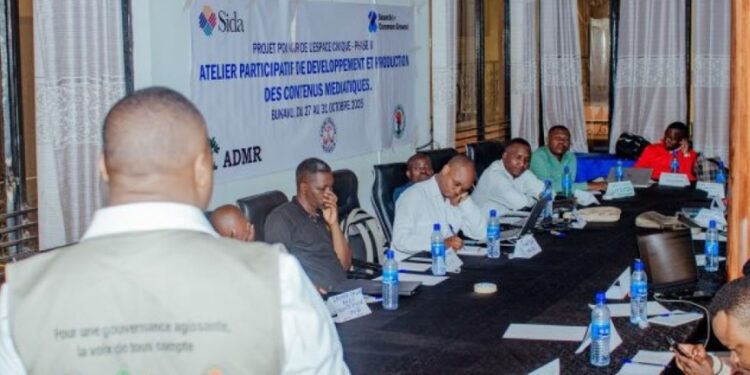 Bukavu : Search for Common Ground accompagne les journalistes dans la création d’émissions et de spots promouvant la bonne gouvernance
