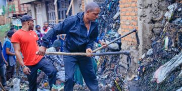 Bukavu : Le bourgmestre d&rsquo;Ibanda, Eugène Mubalama dans un Salongo de grande envergure ce samedi sur le boulevard PEM et au marché de Nyawera