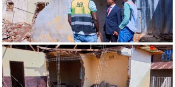 Ibanda : Une parcelle illégalement morcelée scellée, un commissionnaire interpellé  le Bourgmestre Eugène Mubalama fait respecter l’arrêté du Gouverneur Patrick Busu