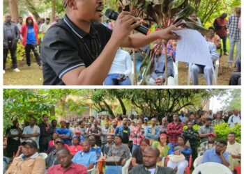 IBANDA : Le Bourgmestre a.i de la commune d&rsquo;ibanda, Eugène MUBALAMA BIRHUMANA, a présidé ce mardi un forum de quartier hautement décisif au quartier nyalukemba