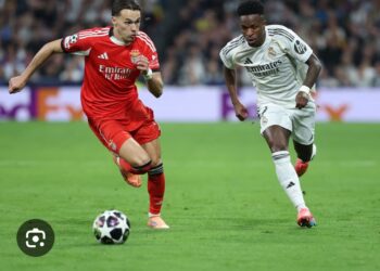 SPORT : Sans Mbappé mais avec Tchouaméni et Vinicius buteurs, le Real Madrid s&rsquo;en sort contre Benfica et rejoint les 8es de la Ligue des champions
