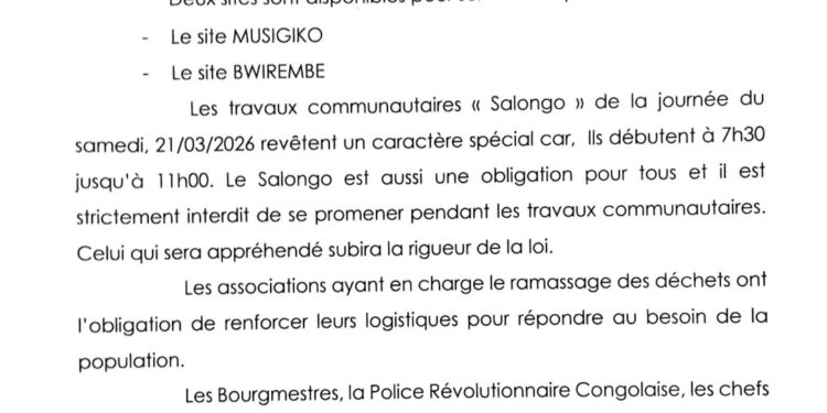 Bukavu : le dépotoir ELAKAT fermé, la Mairie oriente vers MUSIGIKO et BWIREMBE