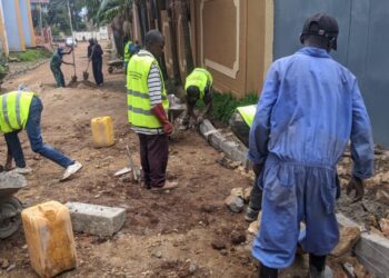 Bukavu : la mairie soutient le projet de pavage des avenues Cécile Horizon et Pangi initié par les habitants