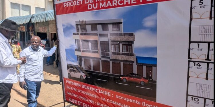 ibanda : lancement des travaux de modernisation du marché feu rouge pour améliorer les conditions de travail des vendeurs, avec relogement temporaire et retour progressif