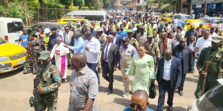 Bukavu s’embellit : inauguration du tronçon pavé de 780 mètres de l’avenue Mbaki, un pas significatif vers la modernisation de la voirie urbaine