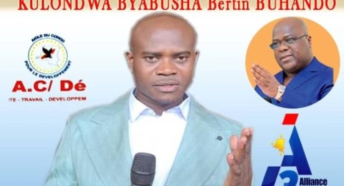 Kabare : Aligné sur la liste de l&rsquo;AC/DÉ, regroupement A3A, à la députation provinciale , circonscription électorale de Kabare, Kulondwa byabusha Bertin, un leader émergent pour le développement de sa base