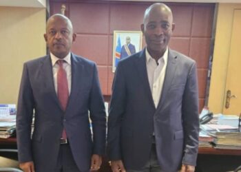 Sud Kivu: Le nouveau gouverneur Jean Jacques PURUSI a rencontré mardi le ministre des ITPR Alexis GISARO pour parler des infrastructures routières de la province