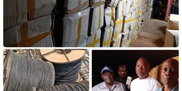 Bukavu: Un lot important des compteurs et câbles déjà disponible à la SNEL pour alimenter les avenues Cibera, Georges Defour, Michombero et Hôpital général en cash power.