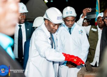 Sud Kivu: Les travaux de construction du bâtiment qui abritera la coordination provinciale du projet STAR-EST lancés par le gouverneur Jean-Jacques PURUSI