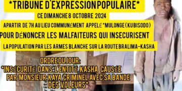 Bagira : La population de Cikonyi dans une tribune d&rsquo;expression populaire ce dimanche pour échanger sur la situation sécuritaire dans cette partie