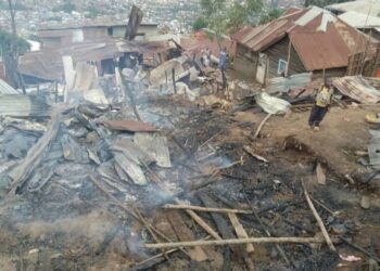 Bukavu : Un nouvel incendie ravage plus de 25 maisons à Ciriri, dans la commune de Bagira