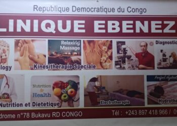 Bukavu : La clinique Ebenezer, votre unique structure de traitement de vos différentes maladies. Elle a des équipements de détections de toutes les maladies