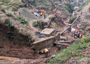 Sud kivu : Grâce à l’appui du CICR, la REGIDESO veut fusionner deux sources de captage d’eau à Mulehe pour desservir le quartier Mosala à Kadutu