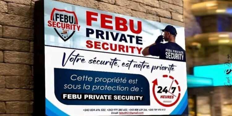 BUKAVU : Febu Private Security diversifie ses prestations en proposant des agents domestiques qualifiés