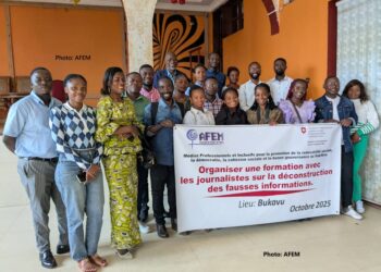Bukavu: Des journalistes formés à la lutte contre la désinformation pour la paix en RDC