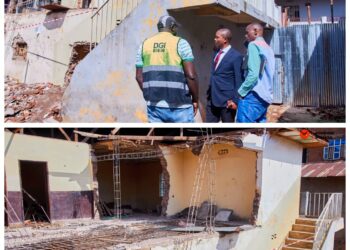 Ibanda : Une parcelle illégalement morcelée scellée, un commissionnaire interpellé  le Bourgmestre Eugène Mubalama fait respecter l’arrêté du Gouverneur Patrick Busu