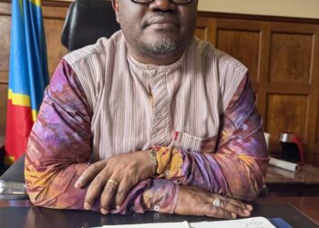 Bukavu/Mairie : Les nouveaux arbres poussent sur l’axe Nyawera – Nguba en remplacement des anciens, le Maire Dr Nicolas Kyalangalilwa rassure