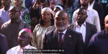 66ᵉ anniversaire de l&rsquo;indépendance : fortement mobilisé, le maire de Bukavu aux côtés de la haute hiérarchie de l&rsquo;AFC/M23 et de l&rsquo;Église catholique