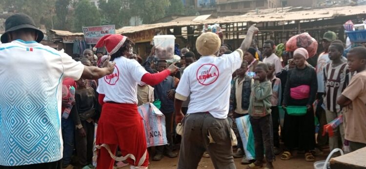 Bukavu : le consortium HALT-EBOLA intensifie la riposte communautaire à travers une vaste campagne de sensibilisation sanitaire