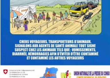 Prévention d’Ebola au Sud-Kivu : les transporteurs et voyageurs sensibilisés sur l’identification des symptômes inquiétants chez les animaux