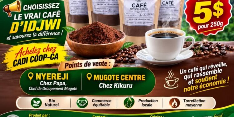 Café moulu : le véritable café d’Idjwi désormais disponible sur les marchés publics grâce à la CADI COOP CA