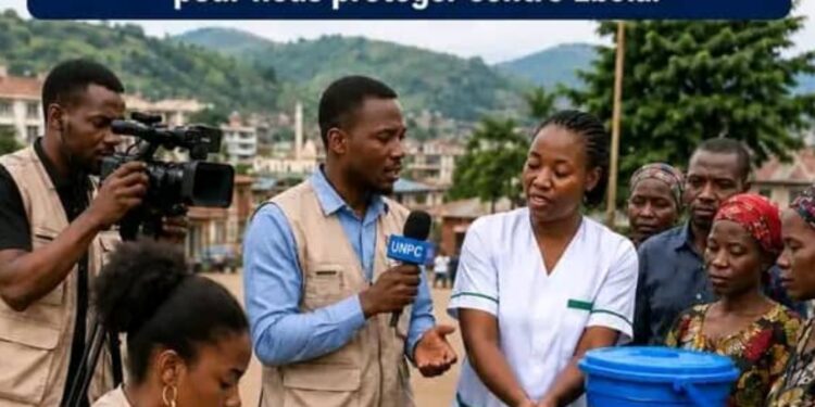Lutte contre Ebola : l’UNPC Sud-Kivu sensibilise au lavage régulier des mains