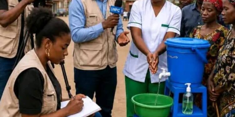 Lutte contre Ebola : l’UNPC Sud-Kivu sensibilise au lavage régulier des mains
