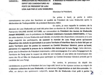 LUUSU LEGA : au-delà des divergences, le peuple Lega appelé à préserver l’unité, la cohésion et le vivre-ensemble