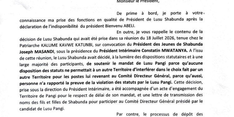 LUUSU LEGA : au-delà des divergences, le peuple Lega appelé à préserver l’unité, la cohésion et le vivre-ensemble
